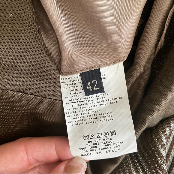 ETRO Metallic Silver Batwing Evening Jacket 42 - Picture 13 of 14